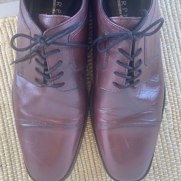 Men’s J Murphy by Johnston & Murphy Burgundy Lace Up Dress Shoes Size 12 - Picture 7 of 11